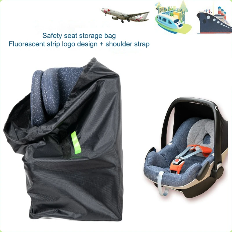 

[G331]1 Piece Heavy Duty Carseat Cover Car Seat Airplane Travel Bag Waterproof Spacious Baby Carrier Accessories For Family Teen