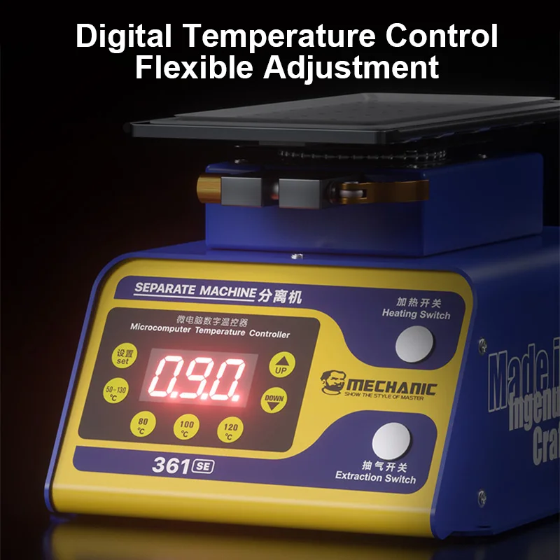 MECHANIC 361 SE 360° Multifunctional Rotary Screen Separator for Mobile Phone Glue Removal LCD Screen Frame Disassembly Machine