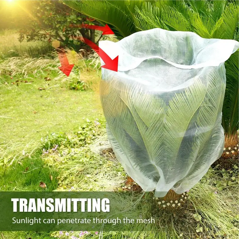 

Garden Plants Netting Cover Tomato Protective Cover Blueberry Protection Netting Tomato Protective Mesh Bird Barrier Drawstring