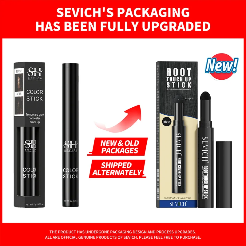Sevich New Hair Shadow Powder 2g Root Cover Up Stick Hairline Edge Control Powder Filling Hair Line Concealer loss Powder Pen