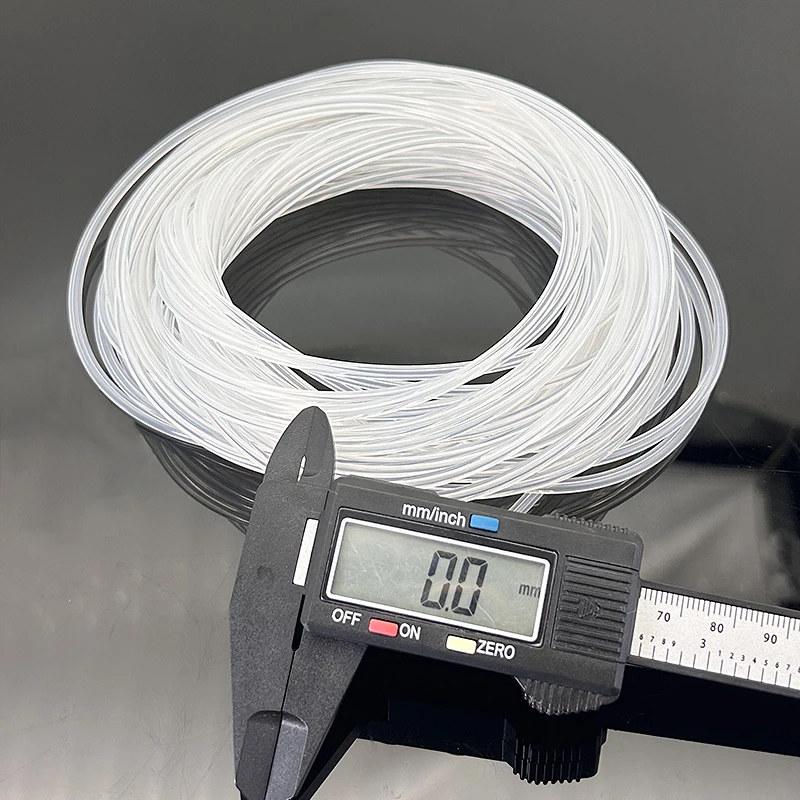 High temperature resistant ID 0.3~4mm food grade high transparency capillary silicone hose safe and odorless household thin tube