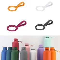 Kettle Hanging Buckle Silicone Sports Water Bottle Holder Handle Carrying Rope For Small Mouth Vacuum Cup Outdoor Camping Tool