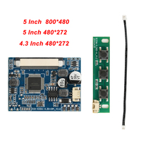 4.3 Inch 5 Inch 480*272 800*480 LCD Display Driver Board Module Kit Monitor For Car AV Digital Photo Frame Multi-Function