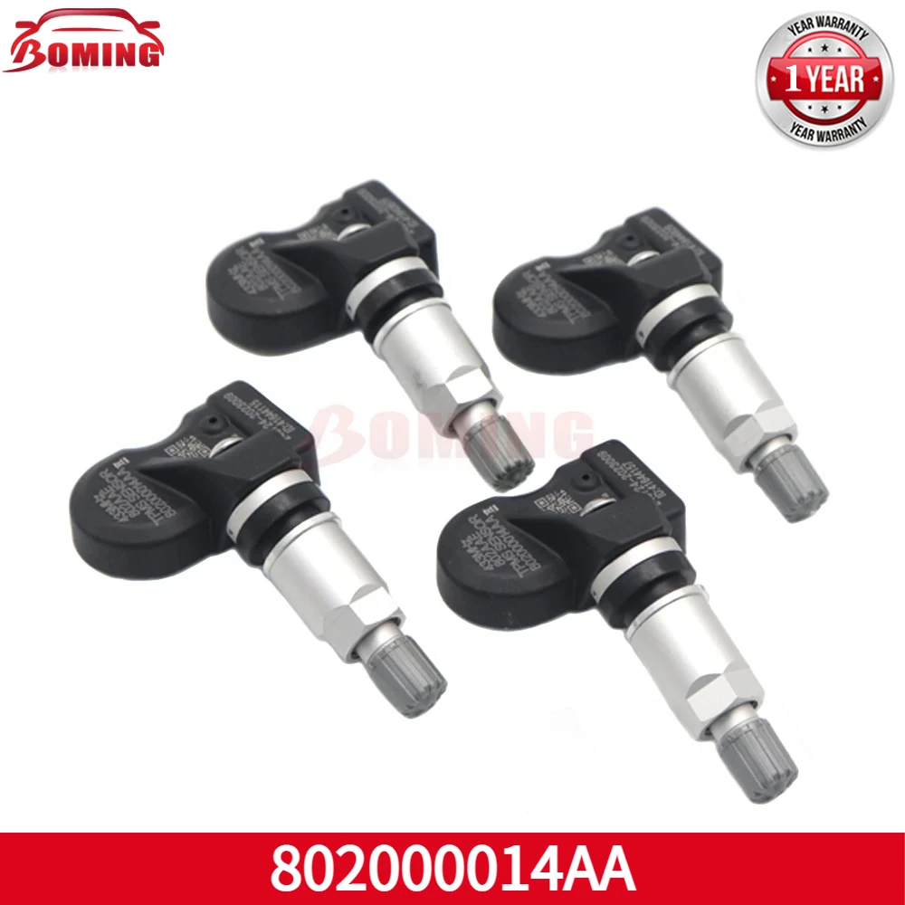 

TPMS Tire Pressure Monitoring Sensor 433MHz 802000014AA 80200-0014AA For EXEED VX TX TXL VX C-DM Lanyue C-DM Lingyun 2019-2026