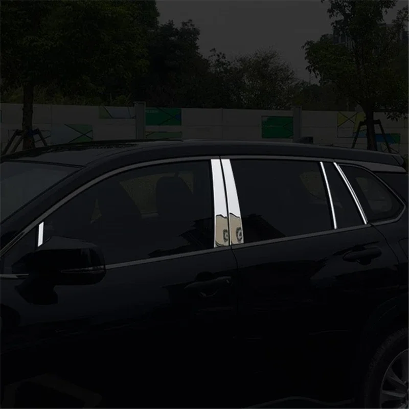 

WELKINRY For Toyota Corolla Cross XG10 2020-2025 Car Body Door Window Central Middle B C Column Pillar Post Cover Trim