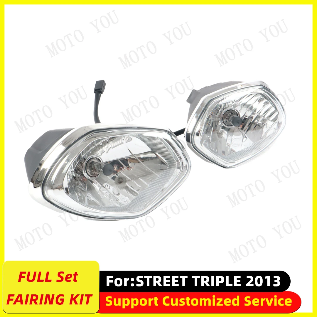 Motorcycle Front Headlight Assembly Headlamp Head Lamp Light For Triumph Street Triple R RX 675 L67LR 2013-2017 2014 2015 2016 - Image 3