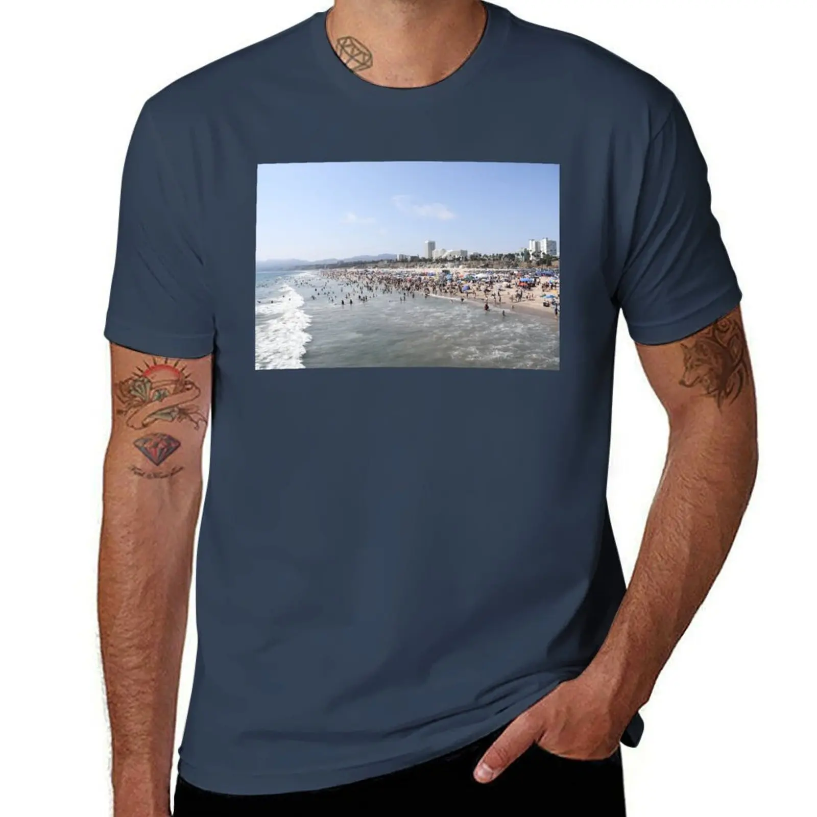 

Santa Monica Beach T-Shirt Performance Workout Short Sleeve Tee
