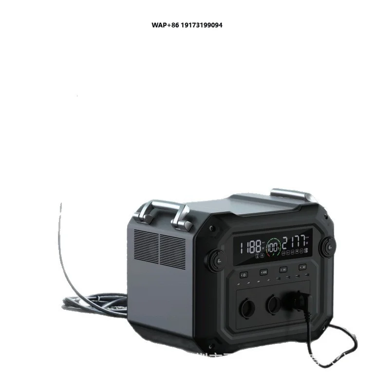 Portable Power Station 3600W 3000Wh LiFePO4 Controller Outdoor Energy Storage EU Plug Factory Direct for Road Trip RV