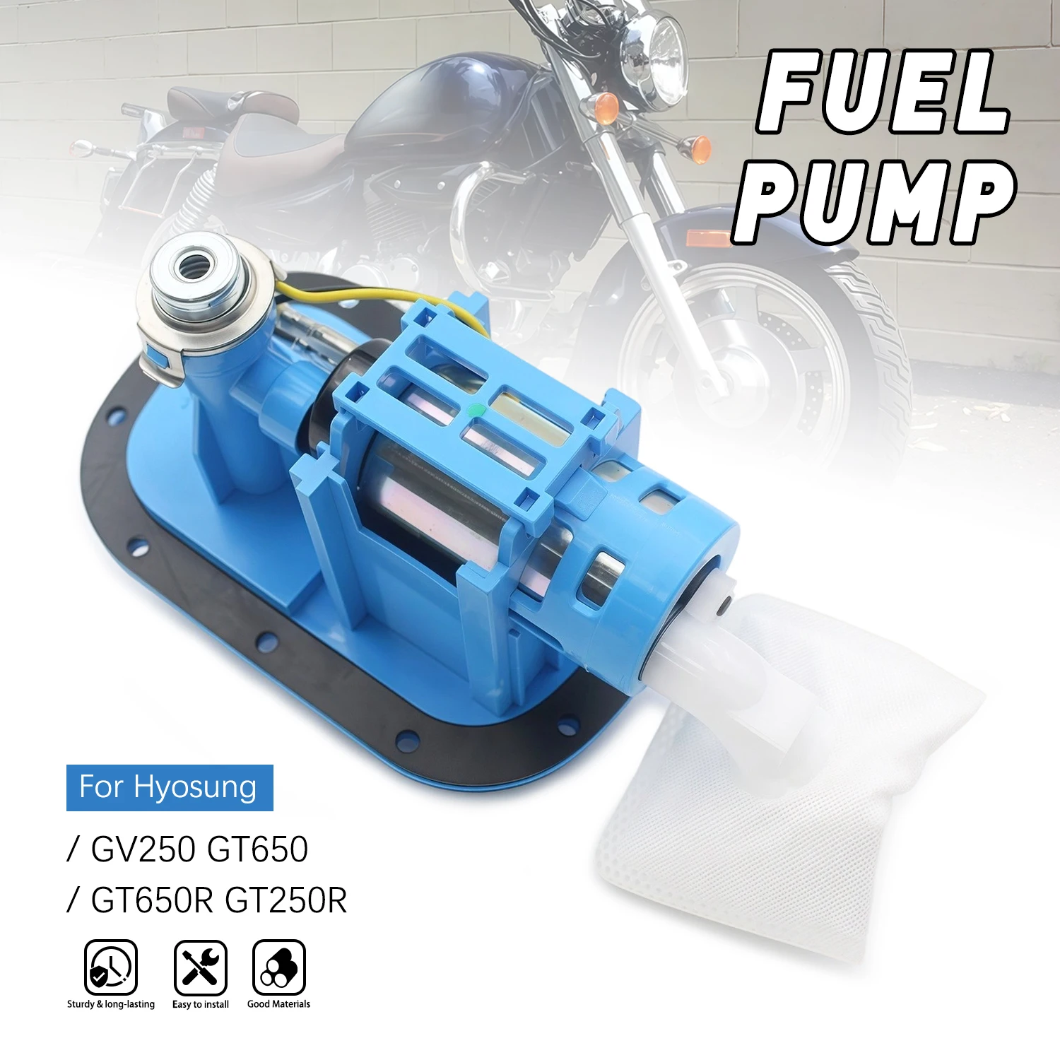 Accesorios para motocicleta, bomba de combustible para Hyosung GT250R GT650R EFI Comet GT250 ST7 ST700 GV250 DR 15100H99D00 15100HB9500