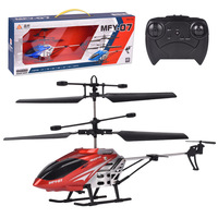 RC Helicopter 2.4G Aircraft 3.5CH  RC Plane With Led Light Anti-collision Durable Alloy Toys For Beginner Kids Boys Toy Gift