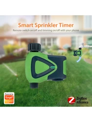 Tuya ZigBee 3.0 Sprinkler Timer Garden Automatic Watering Irrigation Timer Intelligent Valves Controller Quantitative Watering