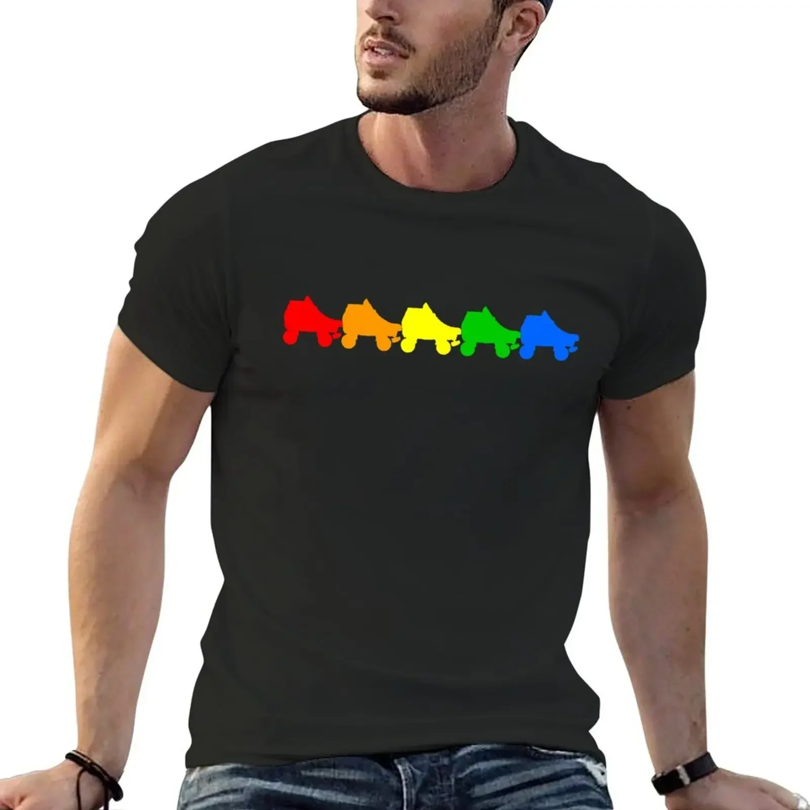 rainbow skates T-Shirt sublime boys whites plus size tops shirts graphic men graphic t shirts