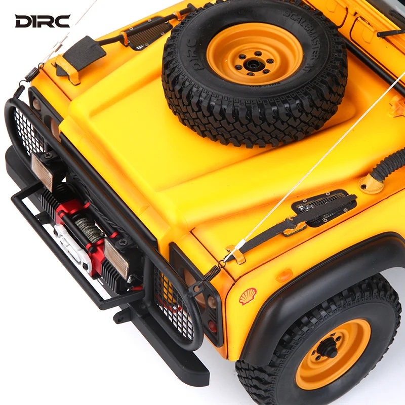 D1RC 2025 Nieuw model Lier met hoog koppel en dubbele motor 7075 Racing-grade aluminium lier Geschikt voor 1/10 RC-auto's TRX-4 Tank 300