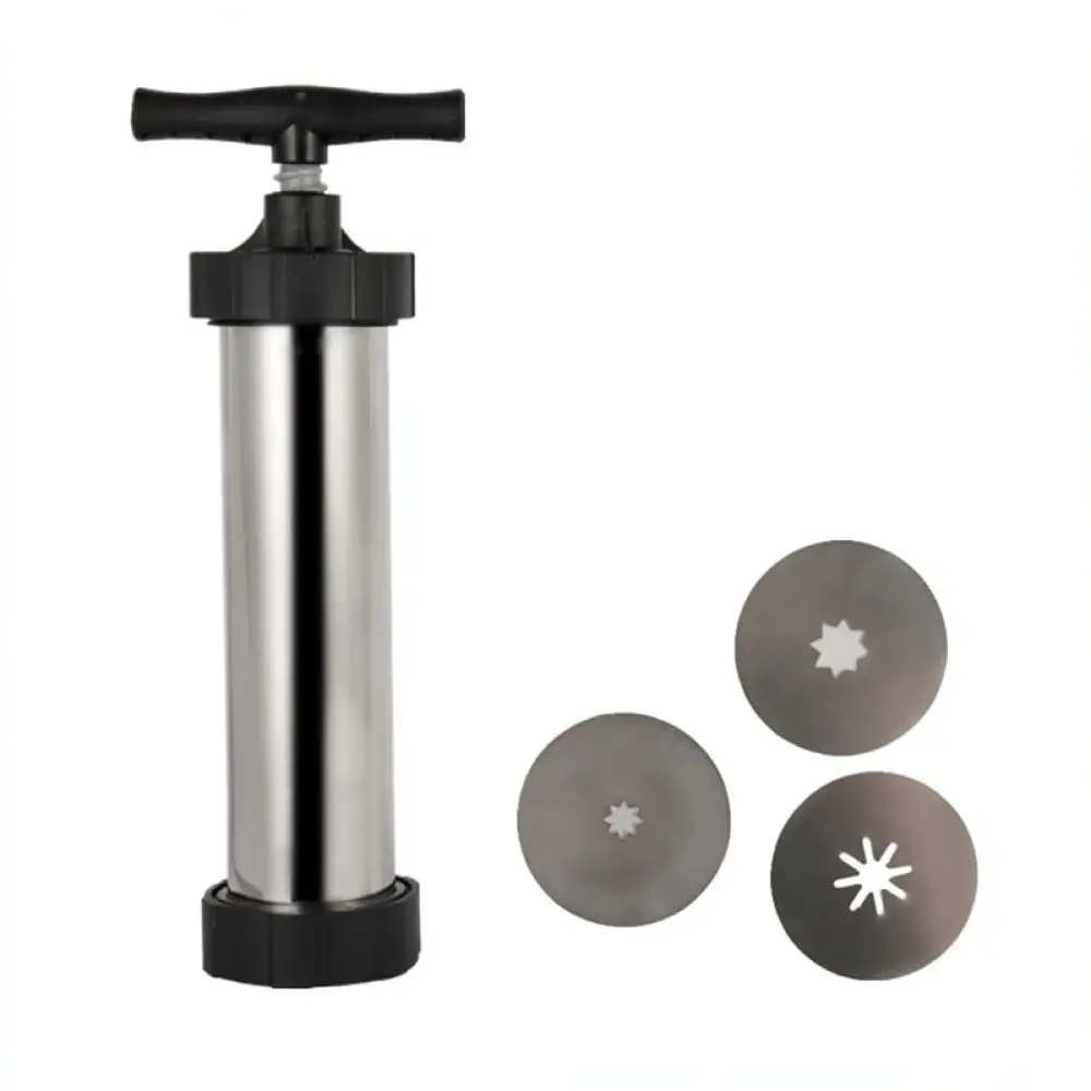 Manual Sausage Filler Stainless Steel Meat Stuffer Tool For Home Kitchen Easy Cleaning Homemade Sausages And Churro Device