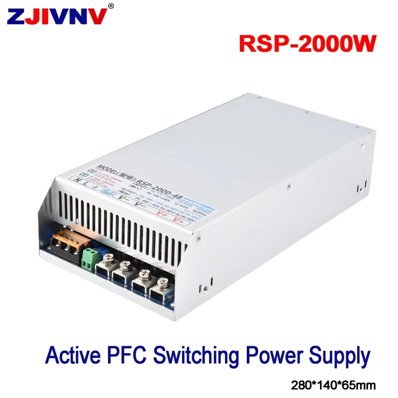 2000W PFC function switching power supply 24v 36v 48v 60v 80v 90v 110v input 100~230vac AC -DC  SMPS LED, INVERTER, DRIVER