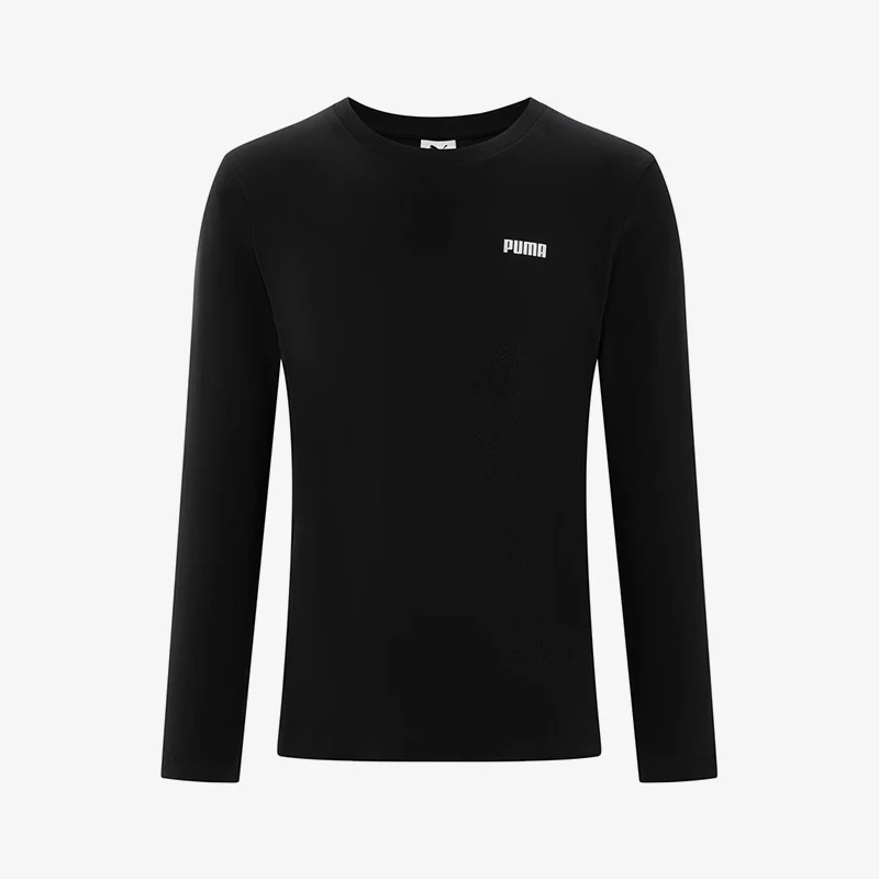 

Оригинальная мужская дышащая футболка Puma с круглым вырезом и надписью, простая, с длинными рукавами, для весны и осени, 693000-01