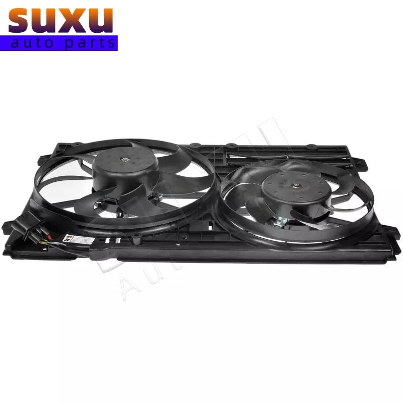 OEM 1K0121205AD 1K0121205AB 1K0121207B Engines Cooling Fans Assembly For VW Jetta Golf Eos Passat CC Tiguan