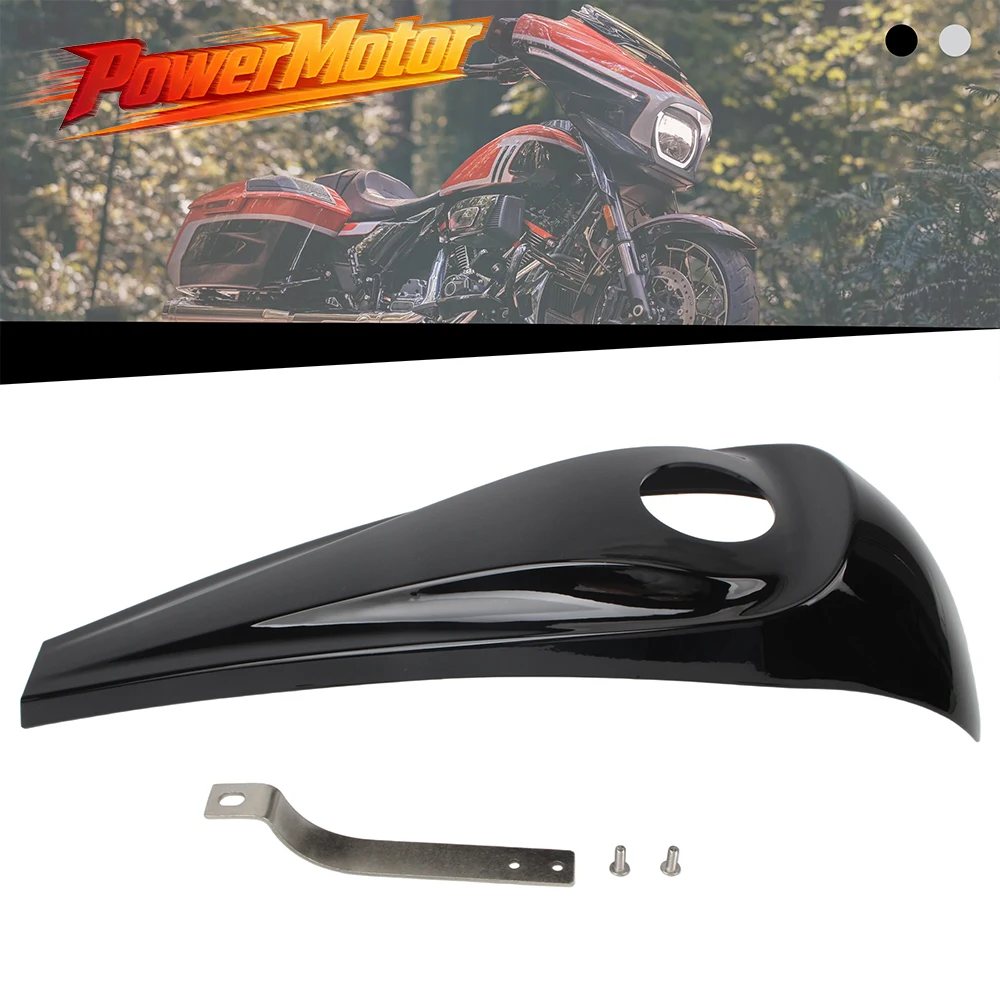 Motorcycle Dash Fuel Console Gas Tank Cap Cover Gloss Matte Black For Harley Touring CVO Electra Road Street Glide 2008