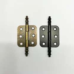 1PC Antique Bronze/Black Hinge with Screws for Craft Box Jewelry Wood Case Gift Chest Furniture Folding Hinges