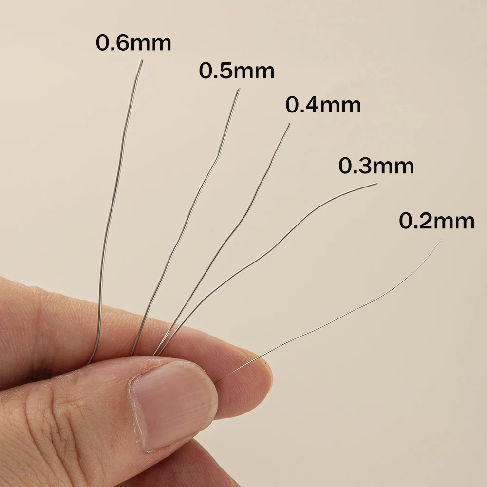 1 لفة اليدوية الصلب الديكور سلك 0.2 0.3 0.4 0.5 0.6 مللي متر غير مرونة الحرفية الأسلاك عقد دي اي واي أساور مستلزمات صناعة المجوهرات