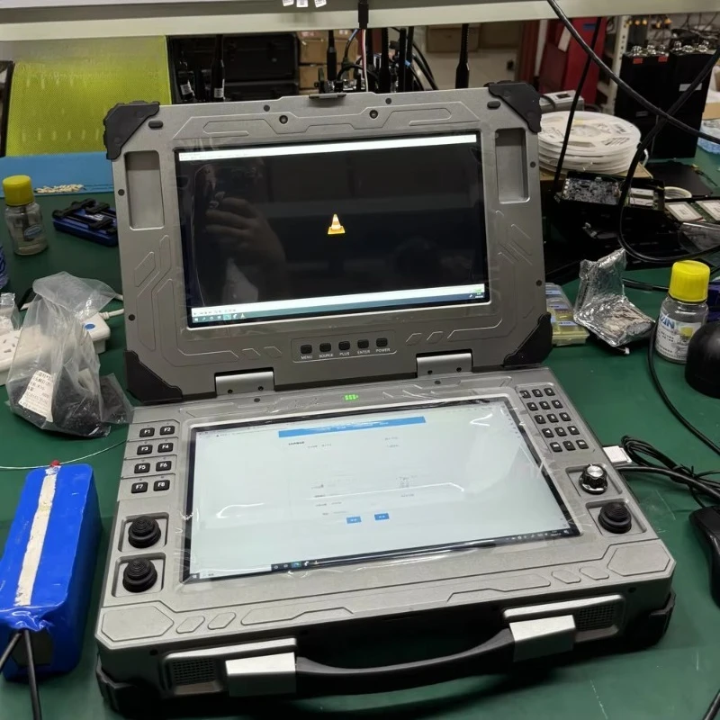 2026 New Durable Ground Control Station with Touch Screen GCS Real-time Data Reception Mpaaing Outdoor Computer for  Remote