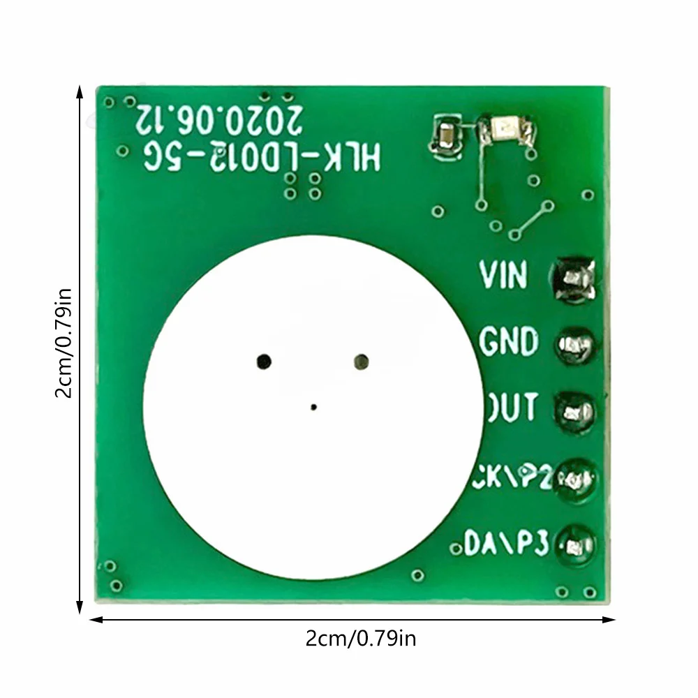 Hi-Link 5.8G  Radar Sensor Module HLK-LD012-5G Ultra-low power Module Radar Induction Switch Sensor Module Power Supply