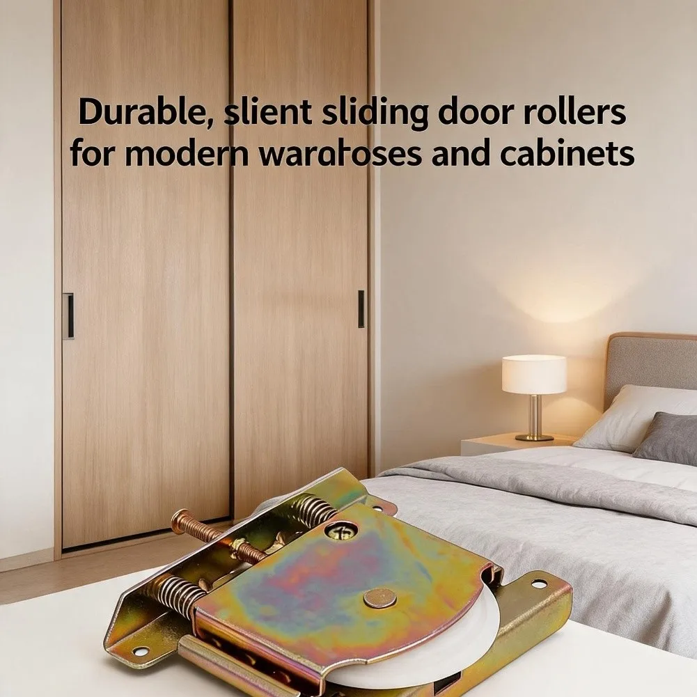 Sliding Door Roller Assembly Built with Premium Zinc Plated Steel Frame and Optimized Bearing System for Quiet Operation