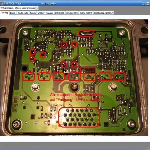 CarTool 3.6 Bilverktyg för återställning av Immo och Airbags Bilreparationsprogram Windows 7/10/11 8 best sales Windows 10-programvara - №4