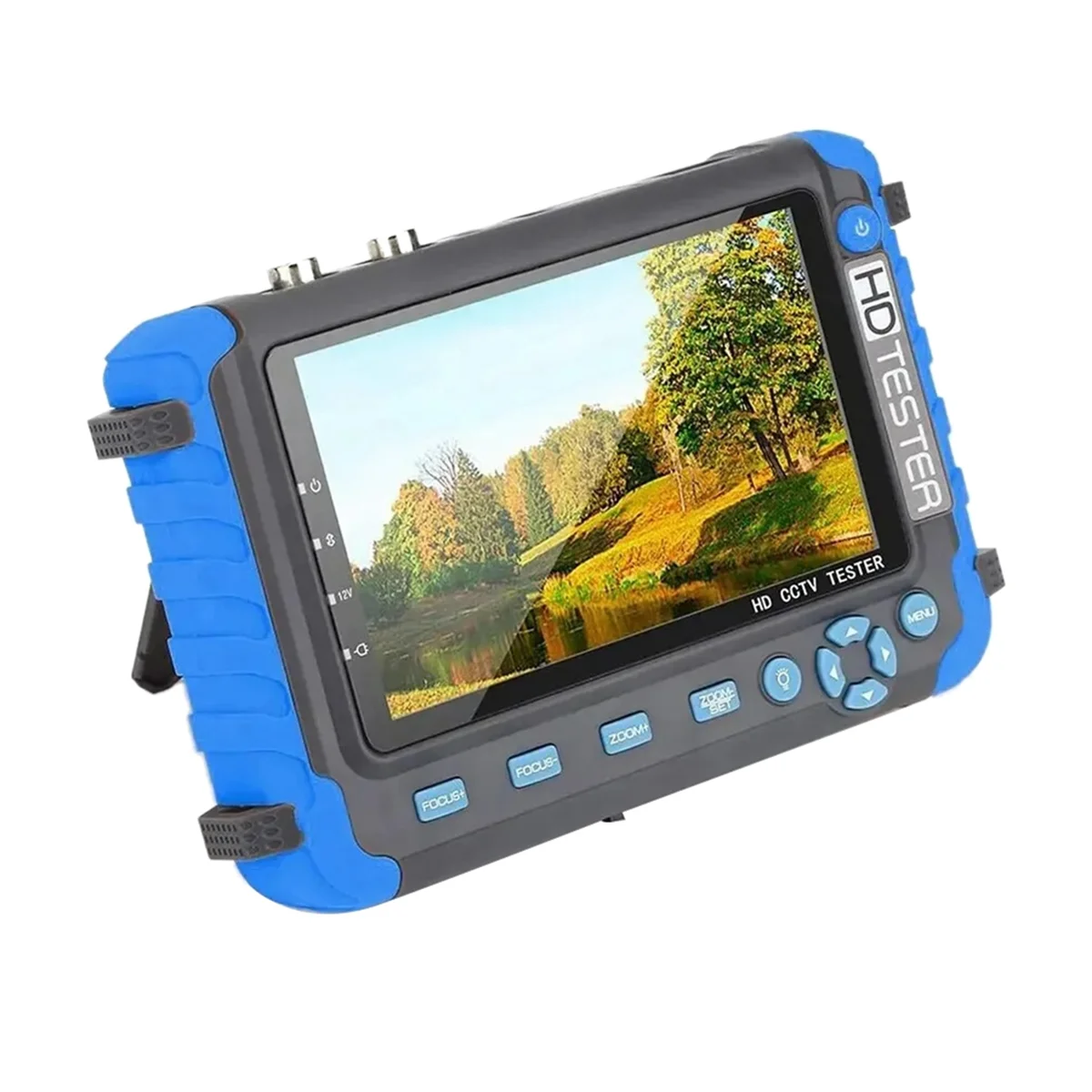 5inch HD CCTV Tester 8MP AHD/CVI/TVI CVBS CCTV/Cameras Tester VGA -Compatible Input Mini Monitor US Plug