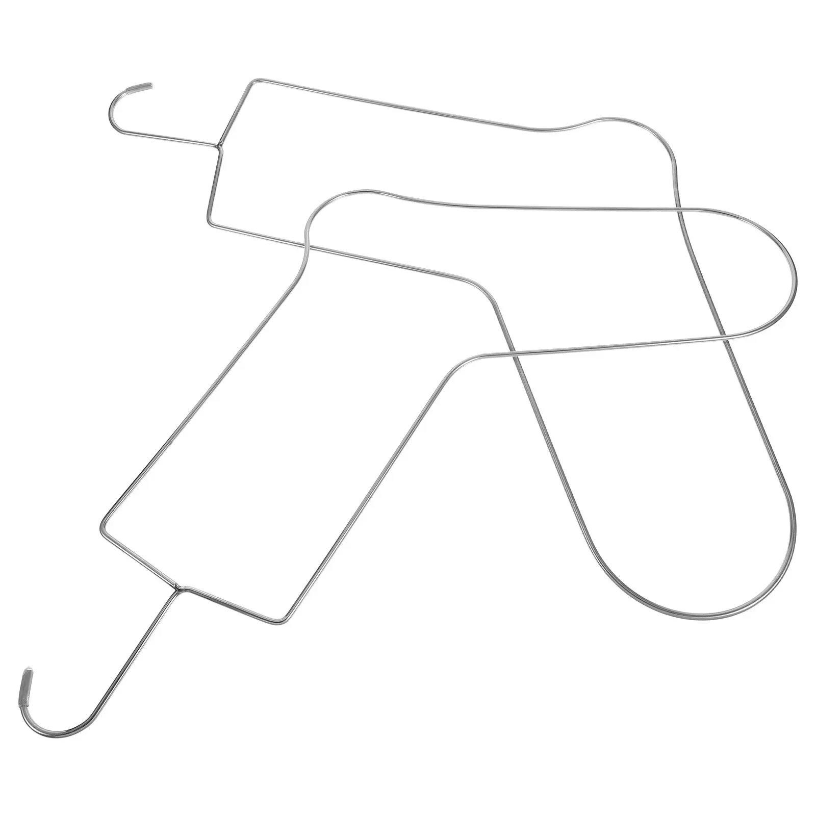 

2Pcs Metal Sock Blockers Sock Display Stand Stainless Steel Blocking Tools Efficient Shaping Drying for Knitting