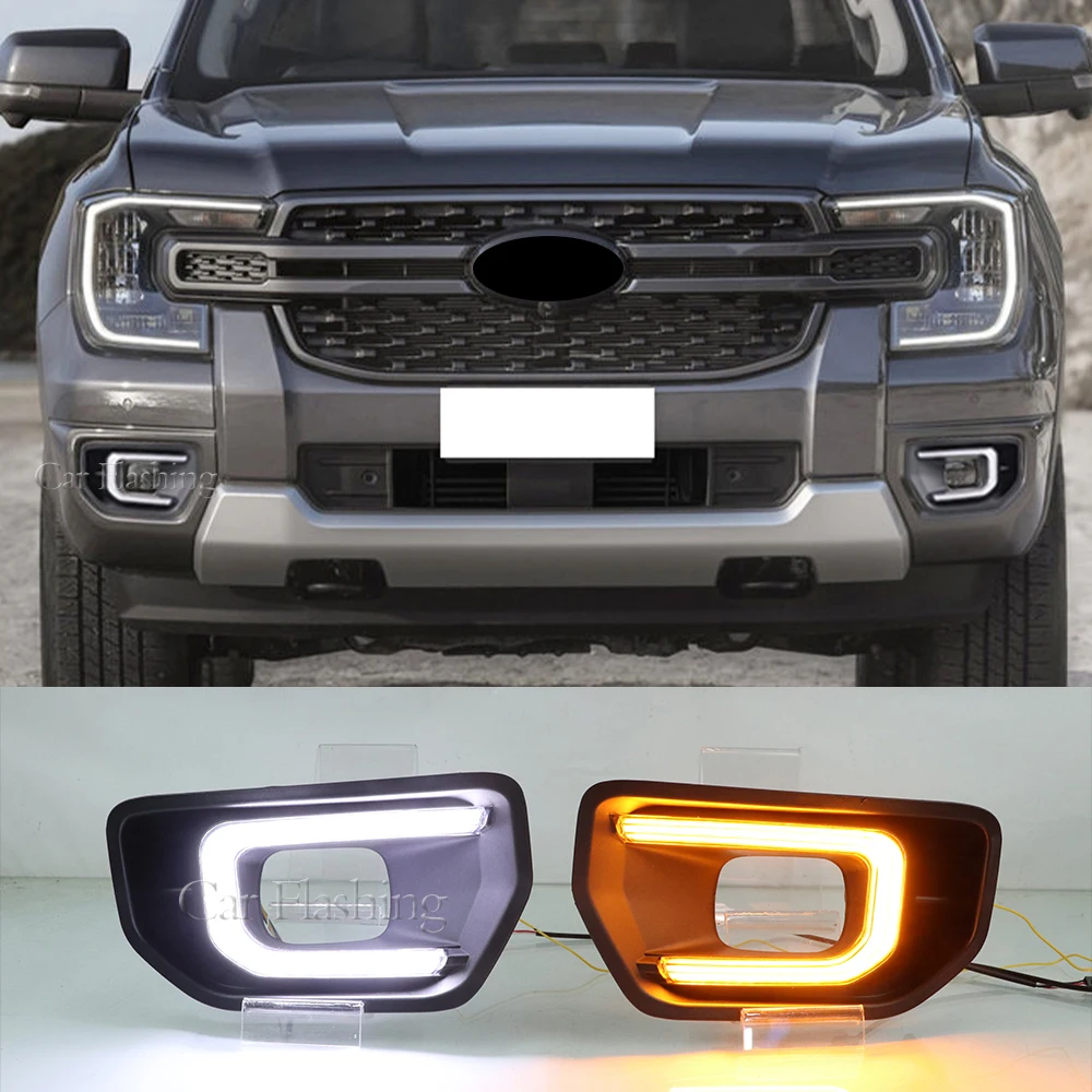 VLAND Feux arrière à LED pour Ford Ranger T6 2012-2018 (PX MKII, base, XL, XLT, Limited) (ne Convient pas aux modèles américains