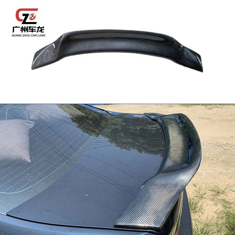 

R Style Real Carbon Fiber Rear Trunk Top Lip Spoiler For BMW 5 Series G30 G38 F90 2018-2020 ABS Plastic Sport Tail Wing