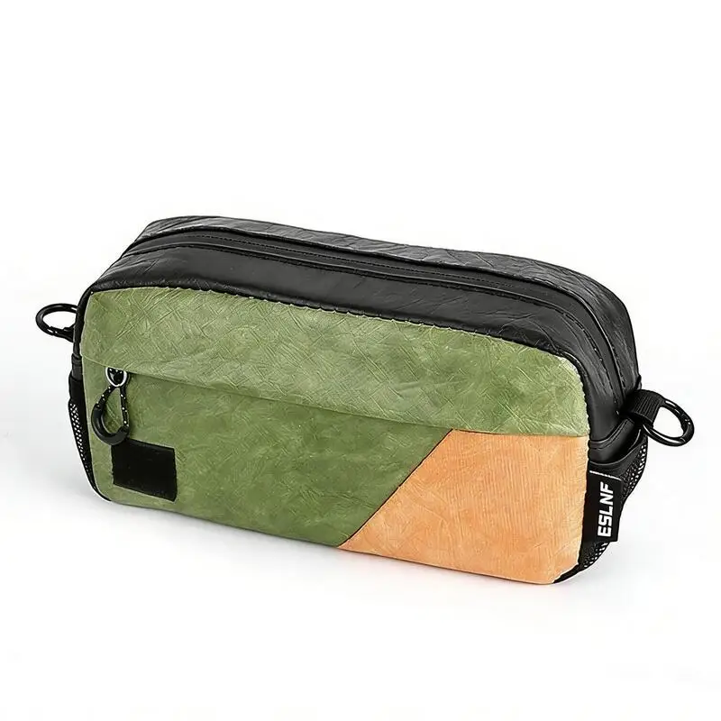 

ESLNF Large Capacity Bicycle Front Handlebar Road Easy To Install Storage Bag For Bike Repair Tools