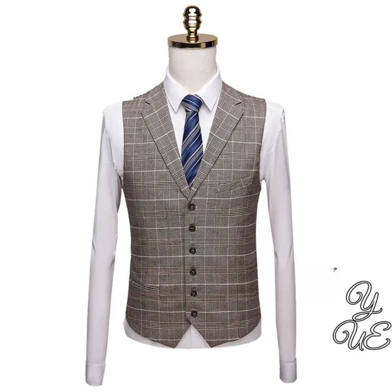 

Men's Tank Top Casual 2024 Formal Social Business Men's Casual Fashion Versatile Wedding Suit Vest