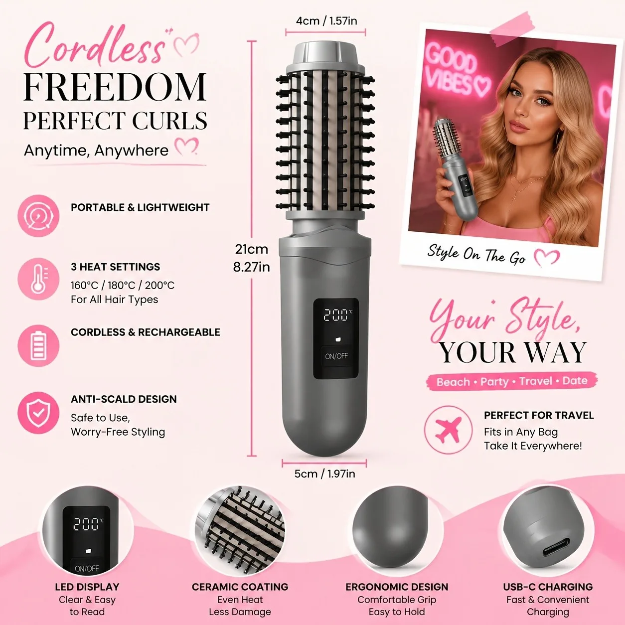 #8 Latest Heated Styling Brushes Offers