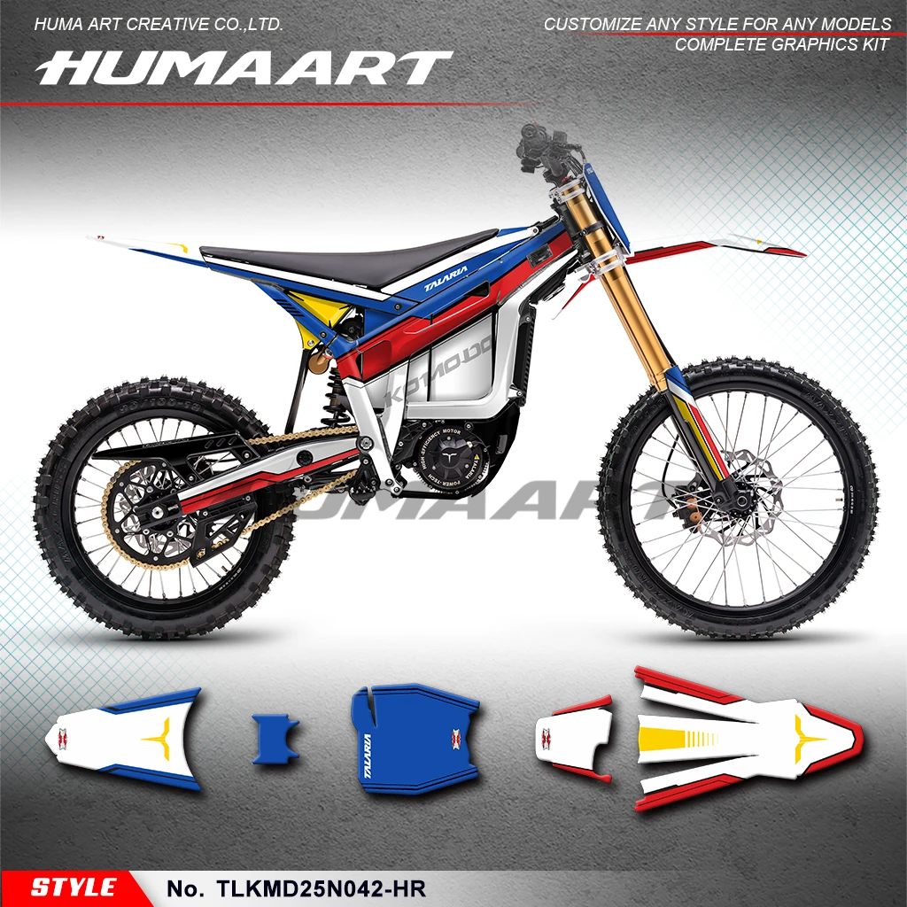 

Самоклеящиеся наклейки HUMAART для мотоциклов TALARIA KOMODO, графическая виниловая пленка, защита