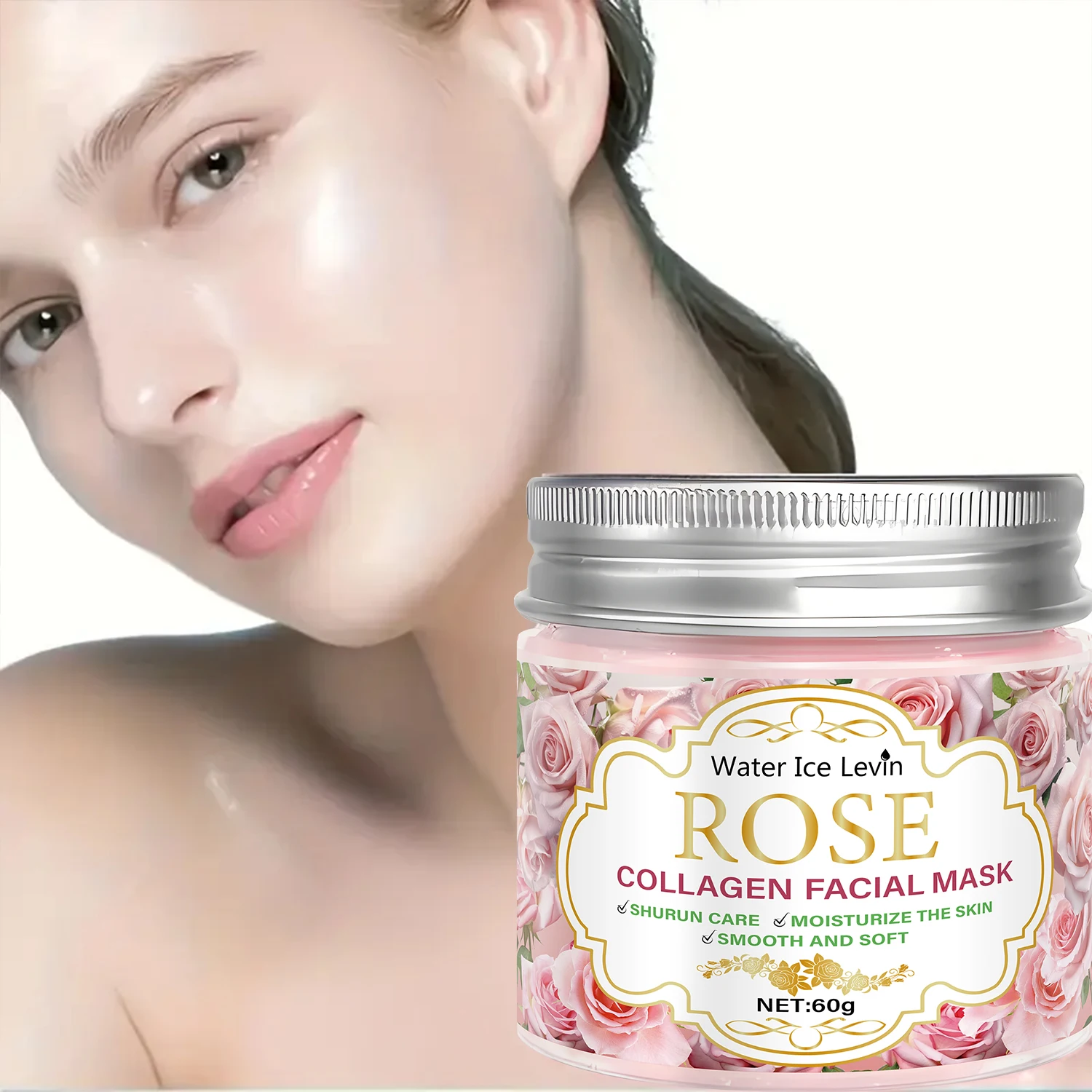 Viral Collagen Jelly Mask: Instant Dewy Glow + 24H Moisture Lock | With Hyaluronic Acid