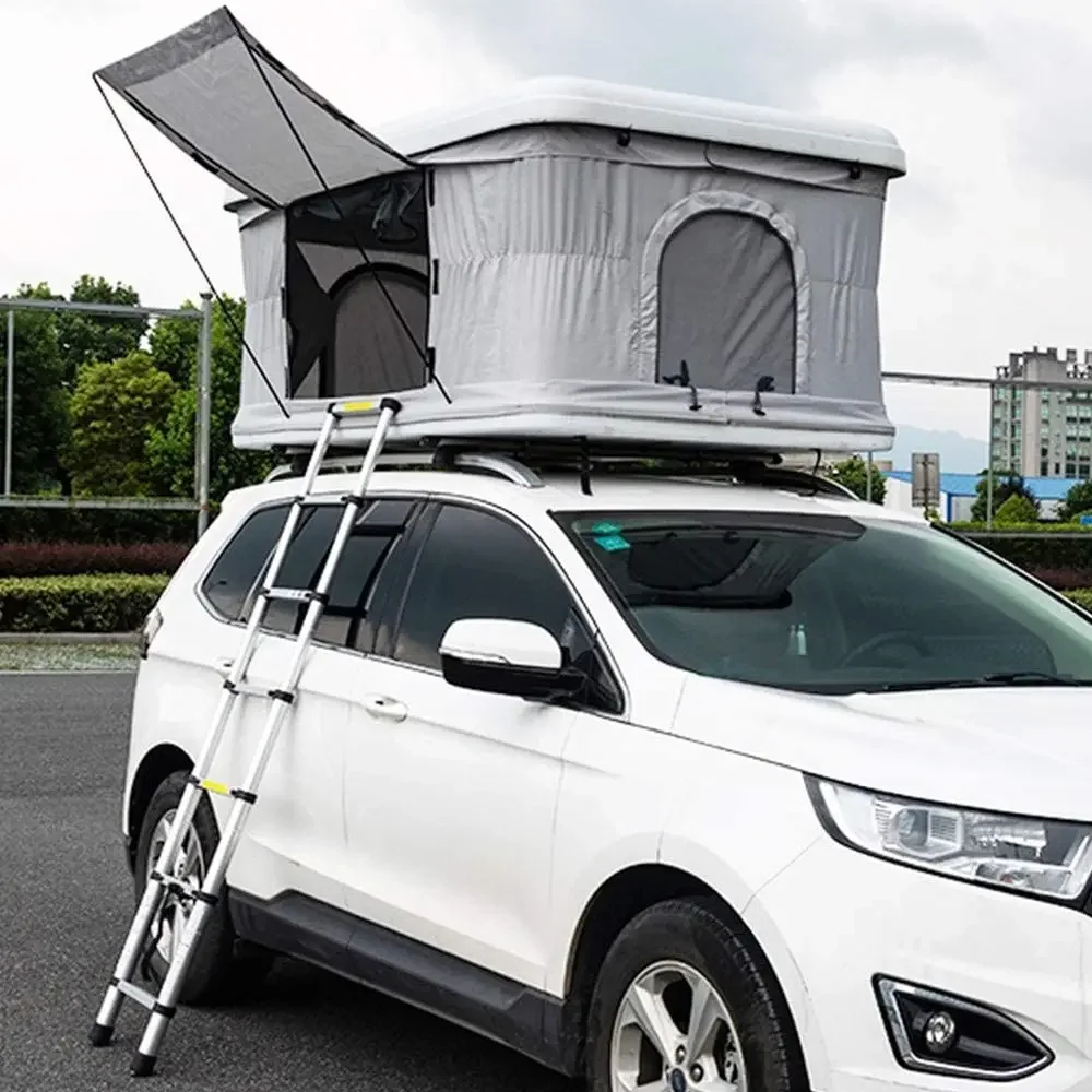 Hard Waterproof Roof Top Car Camping Tent Manufacture top Foldable  Side Awning Hardshell