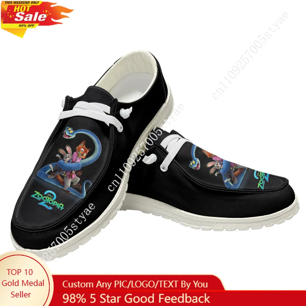 

Повседневная обувь Disney Nick Wilde, мужская и женская обувь на плоской подошве, дышащая легкая обувь для улицы, высококачественная повседневная обувь на плоской подошве