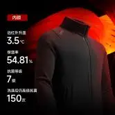 xiaomi mijia 3-in-1 hardshell storm jacket men and women with the same coat windproof riot winter coat