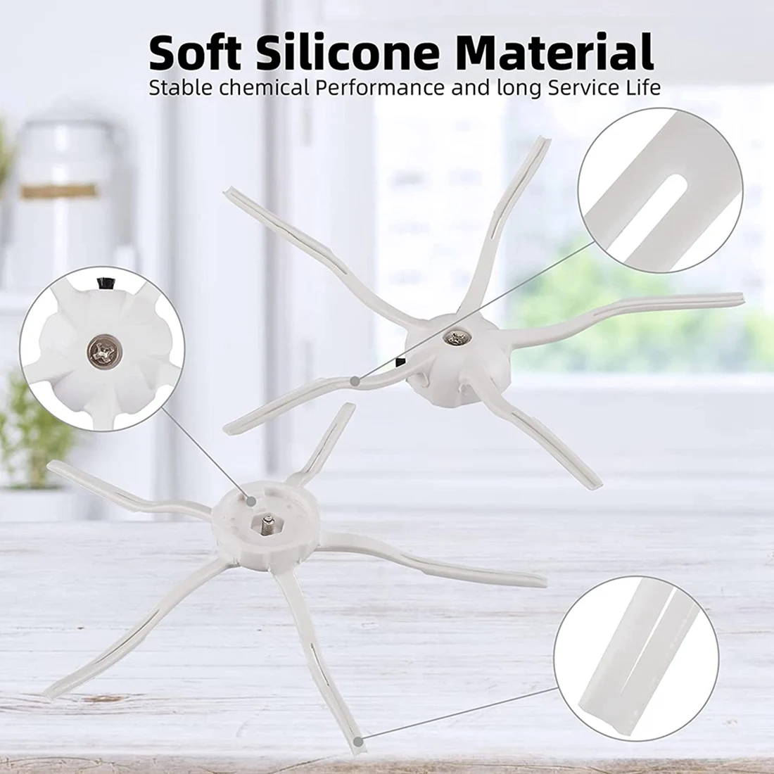 مجموعة ملحقات 16 قطعة لقطع غيار المكنسة الكهربائية Xiaomi Roborock Q7 / Q7+ / Q7 Max/ Q7 Max+