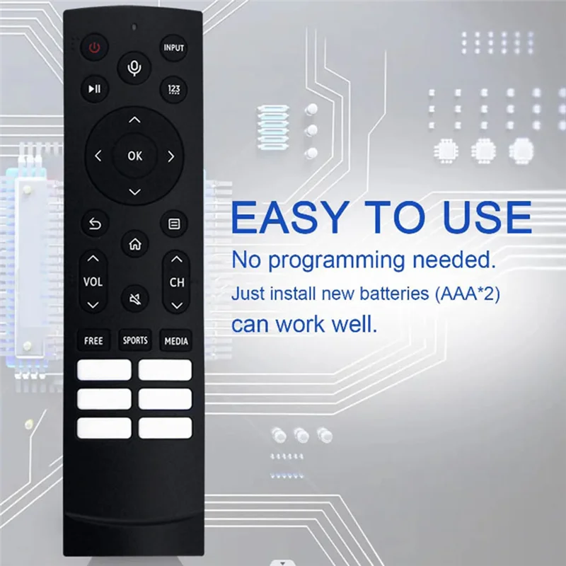 ABKN-Replace ERF3Q90H Remote Contrrol For HISENSE Smart LED TV Durable Easy Install Easy To Use