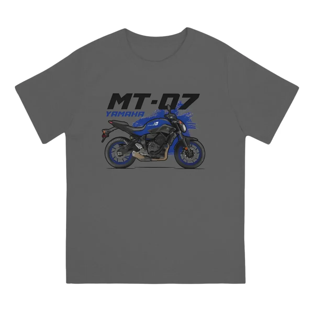 Men MT 07 Blue T Shirt Y-Yamaha Pure Cotton Clothing Casual Short Sleeve Round Collar Tees New Arrival T-Shirt