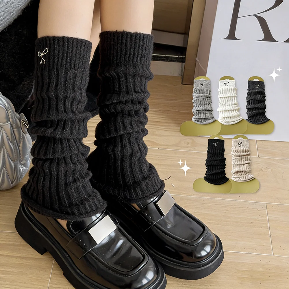 

1 пара высококачественных грелок для ног: носки-пузырьки JK, гетры в стиле Лолита, вязаные чехлы для ног в стиле Y2K, панк, готика, вязаные крючком носки, манжеты для обуви