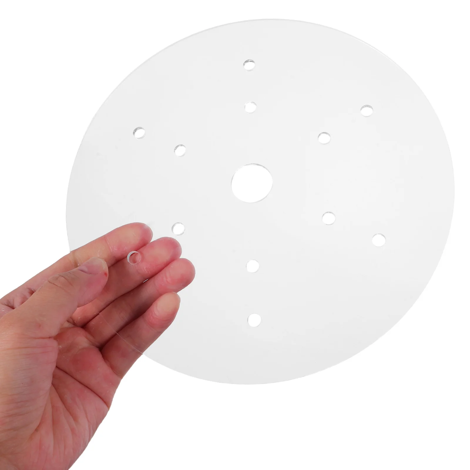 

19Cm Acrylic Aquarium Cover Round Fish Tank Lid Replacement Clear Anti-Jump Top for Bowl Safety Maintenance Aquarium Bowl Cover