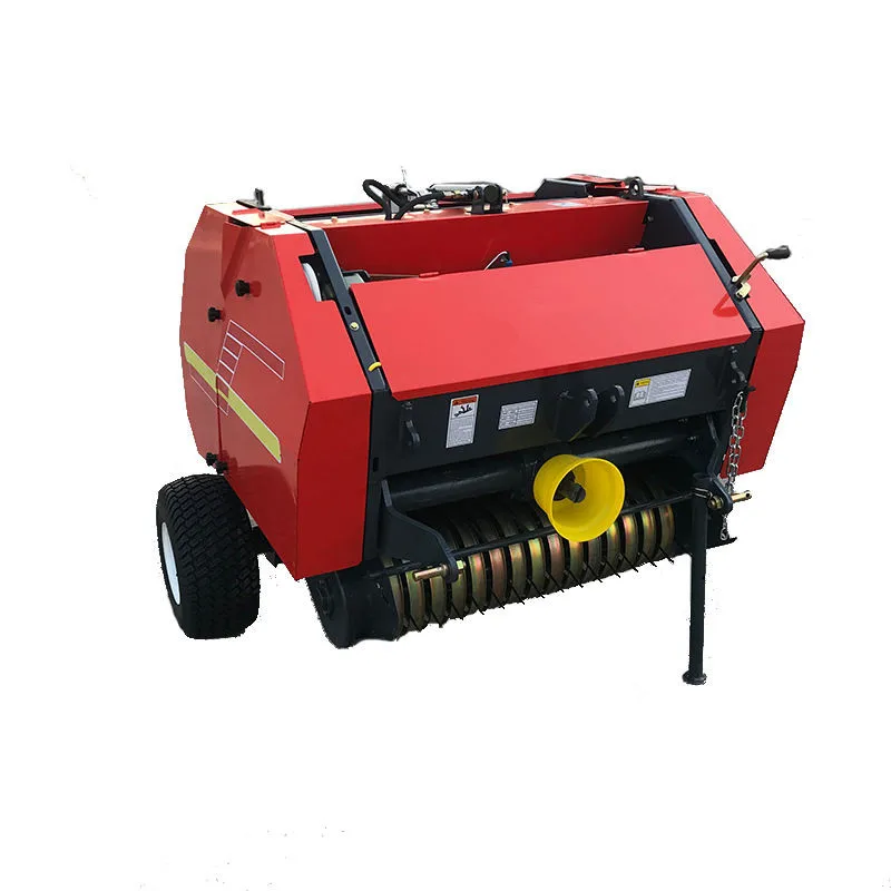Round Hay Baler Machine with Motor High Productivity for Rice Straw Corn Silage & Alfalfa Grass Silage Storage