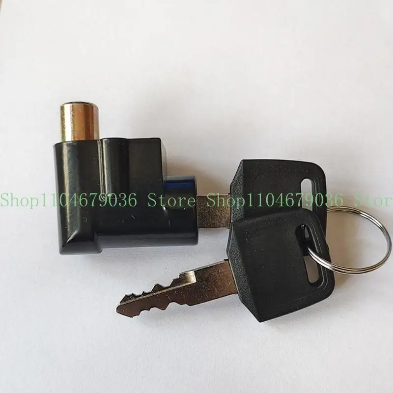 652F Premium Anti Theft E Bike Battery Lock Strong Strength Iron Construction Battery Box Lock Suitable for Enhanced Security