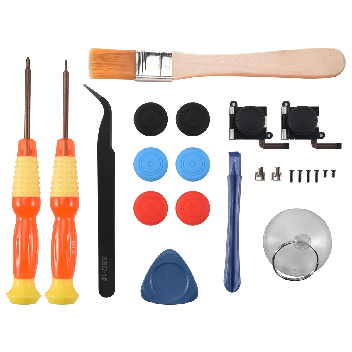 New 2-Pack for Joycon Joystick Replacement,Analog Thumb Stick Repair Kit for , with Screwdriver