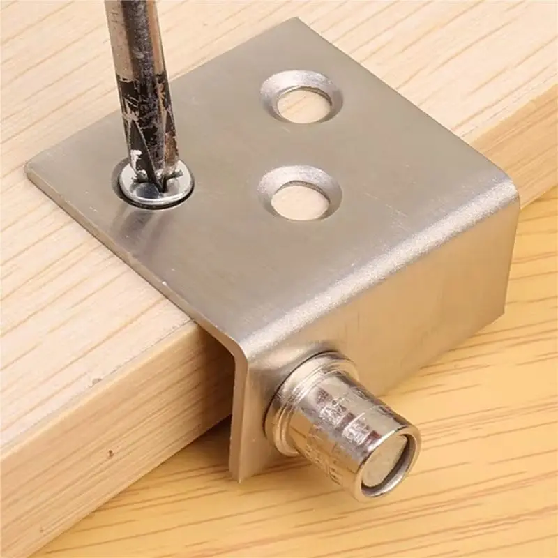 ABWZ-20Pcs Concealed Hinges Invisible Cabinet Up And Down Door Pivot CT Corner Codes For Wood Panel Cupboard Display Support