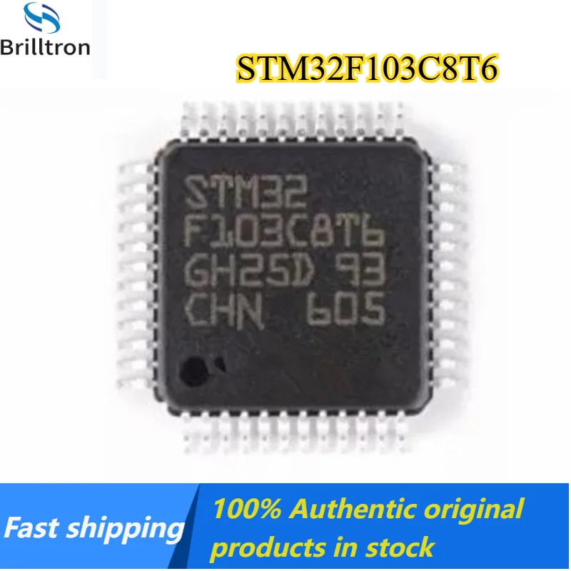 

10PCS 100% New STM32F103C8T6 STM32F 103C8T6 QFP-48 Chipset Original stock available, fast shipping.